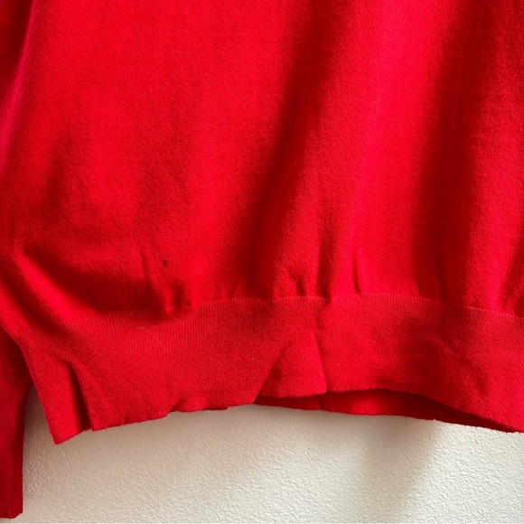 ASOS | Red Open Back Turtle Neck Sweater - Picture 5 of 7